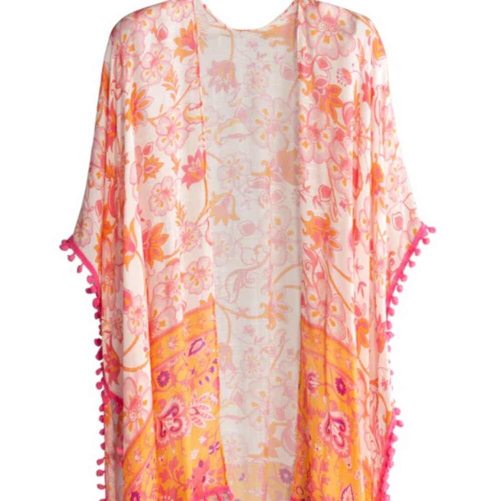 NWT SHIRALEAH, KONA KIMONO, MULTI